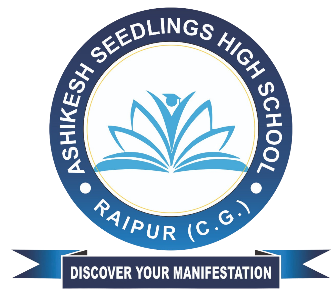 Official Logo of Ashikesh Seedlings School Dunda, Raipur