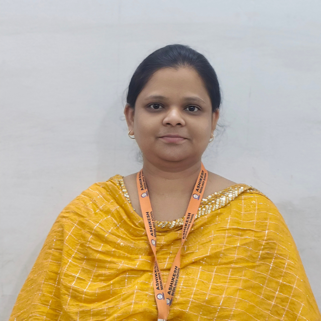Ayesha Khan, experienced teacher at Ashikesh Seedlings School, Dunda, Raipur