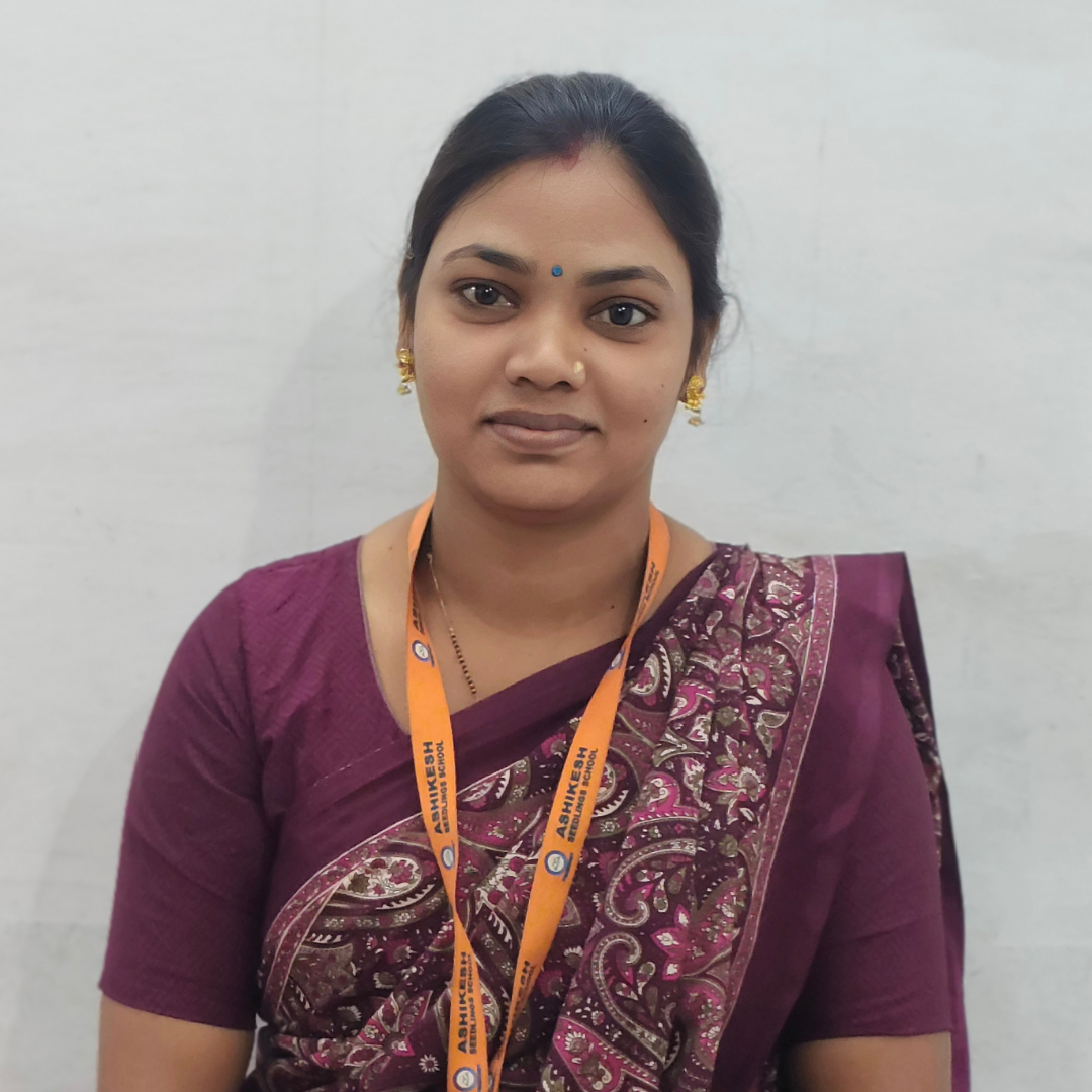Durga Sahu, experienced teacher at Ashikesh Seedlings School, Dunda, Raipur