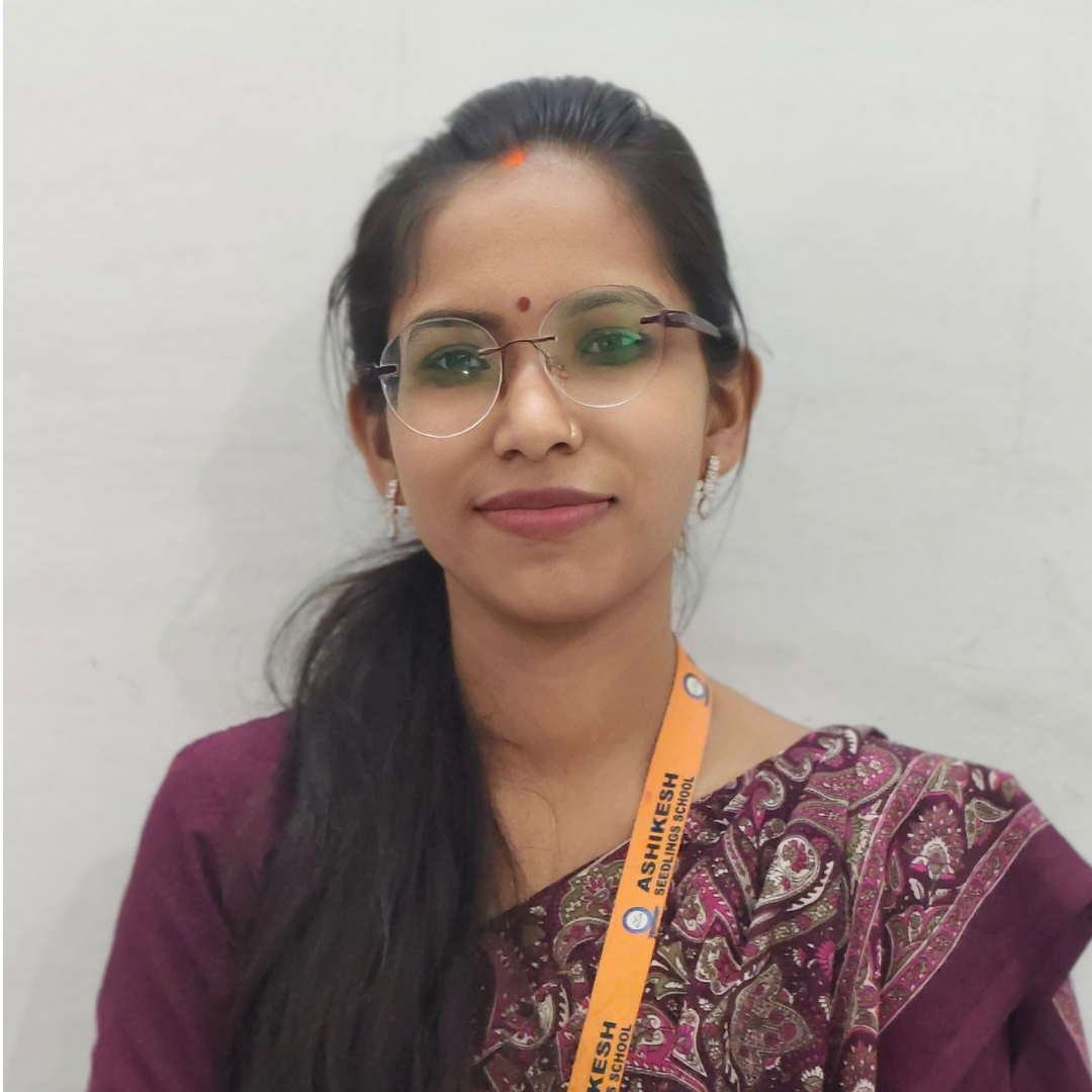Varsha Sahu, experienced teacher at Ashikesh Seedlings School, Dunda, Raipur